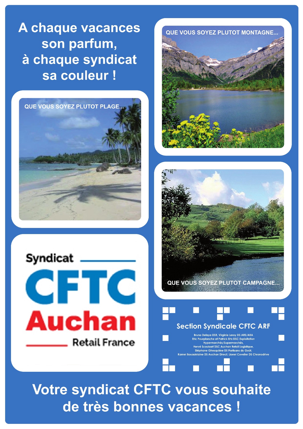 Bonnes Vacances 19 Cftc Groupe Auchan
